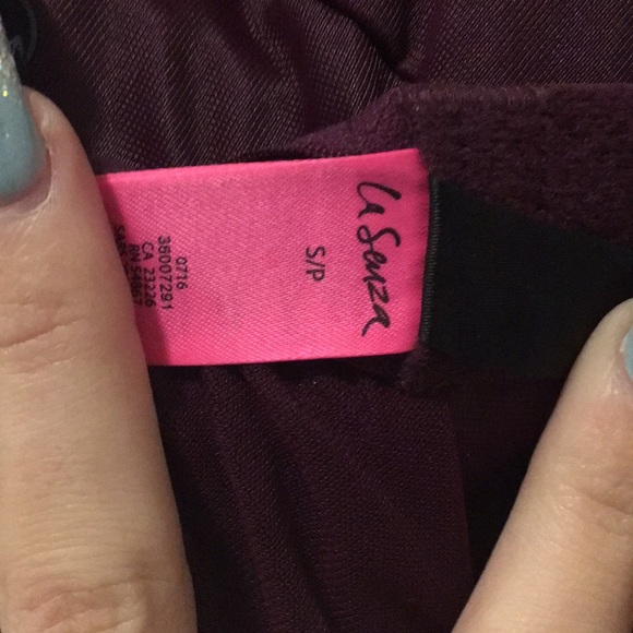 Burgundy babydoll - Picture 3 of 3